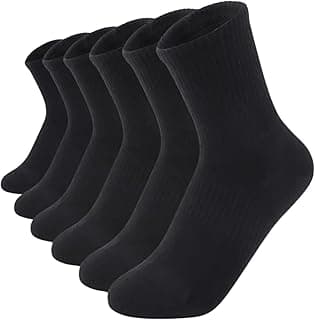 MODA ESTILO CASUAL Kit 3 Pares Meia Feminina Cano Longo Preta Algodão Premium Conforto