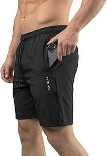 TYPE ONE Bermuda Masculina Ziper Tactel Com Elastano Esportiva Casual dia a dia