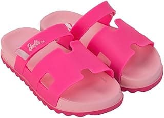 Sandália Infantil Menina Barbie Glam Slide Rosa Grendene Kids
