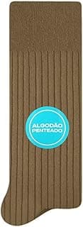 Meias Selene Meia Social Masculina Algodão Penteado Selene 8006