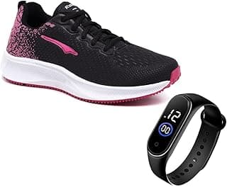 Yes Basic Tenis Academia Feminino Leve Macio Corrida + Relogio