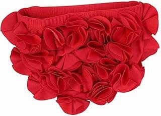 Zerodis Touca de Natação Feminina Em Formato de Flor, Suprimentos para Atividades Ao Ar Livre, Esportes Aquáticos, Suprimentos para Natação, Design Floral Vintage, Cabelo Longo, Compatível Com e
