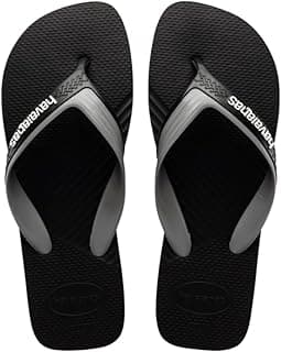 Chinelos Havaianas Dual Masculino Preto e Cinza