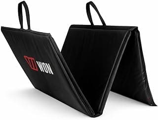 Colchonete Dobrável Alta Densidade D80 117x50x2cm Tapete De Ginástica Funcional Cor Preto Academia Yoga