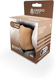 Bandagem Elástica Adesiva KinesioSoft 6m x 5cm, Bege