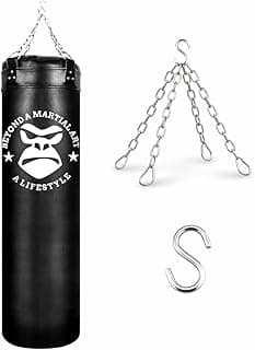 Saco De Pancada 120 cm Boxe Muay Thai Profissional Equipamento Luta Artes Marciais Esquivas Gorilla