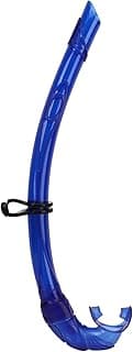 Snorkel de mergulho com respiração fácil em pvc para mergulho com bocal confortável tubo de snorkel para mergulho adulto