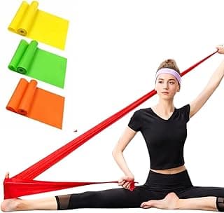 Thera Band Faixa Elástica 1,5 Metros para Funcional Pilates Fisioterapia Recuperação Exercício em Casa Academia Acessório Fitness para Fortalecimento e Reabilitação