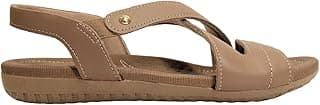 Sandália Casual Feminina Usaflex Confort Tiras Cruzadas Com Elásticos Laterais Couro 4