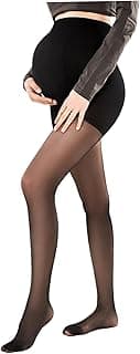 BEAHING Meia-calça para gestantes, suporte de barriga, ajustável, ergonômica, com bico de sandália reforçada na cintura grande