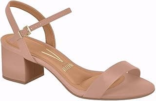 Sandália Feminina Salto Bloco Pelica Nude Vizzano 6291.900