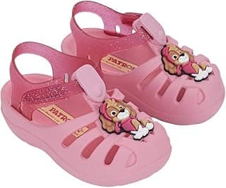 Sandália Infantil Bebê Menina Patrulha Canina Space Grendene Kids Rosa