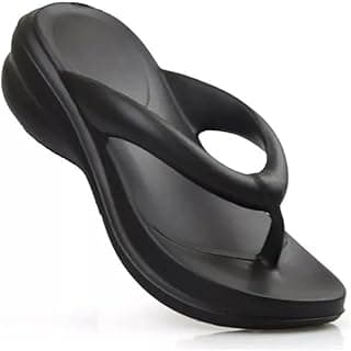 Chinelo ortopédico preto com calcanhar tratorado