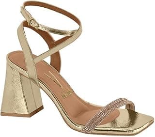 Sandalia Vizzano Strass Ref 6464.445.31059 Prata 40