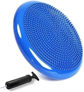 Disco De Equilíbrio Inflável Balance Almofada Cushion Pilates Yoga Fisioterapia Fitness 33cm c Bomba (cores variadas)
