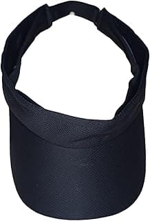Genérico Viseira Esportiva Ajustável Unisex Fitness Corrida Caminhada Praia Verão - Preto