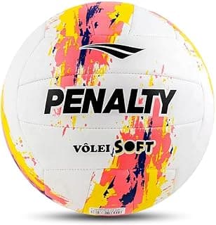 Bola Penalty Vôlei Soft Branca/amarelo