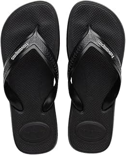 Chinelos Havaianas Top Max Comfort pretos com logo branco