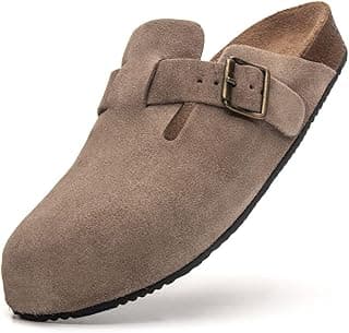Burly Heads Sandália Clog Couro Legitimo Feminina Papete Babuche Mule Marfim
