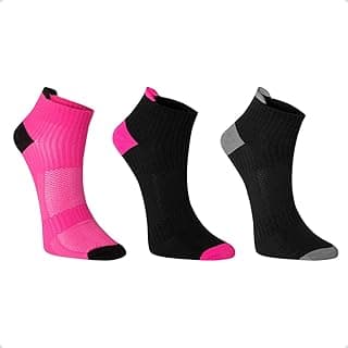WINSTON Kit 3 Pares Meia Performance Poliamida Unissex Cano Curto Soquete Esportiva Corrida Ciclismo