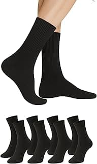 MODA ESTILO CASUAL Kit 6 Pares Meia Masculina Cano Longo Preta Algodão Premium Confortável
