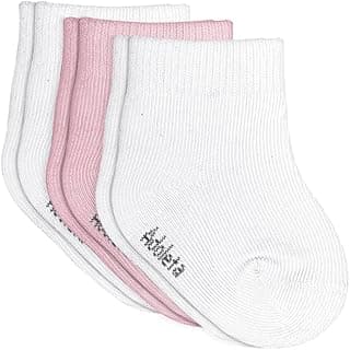 Adoleta Bebê Kit 03 Pares de Meias Lisas 0 a 6 Meses Menina