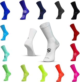 Meia Esportiva Socks Co, Cano Longo, Poliamida, Respirável, para Corrida e Ciclismo, Unissex, Múltiplas Cores