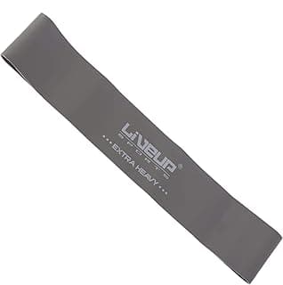 Mini Bands 5, Extra Forte, 25 * 5 * 0,12 Cm, LiveUp Sports, Cinza