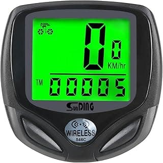 Computador de bicicleta sem fio com suporte Display LCD retroiluminação Multifuncional Ciclocômputador para bicicletas estrada montanha