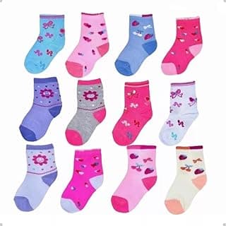 Genérico Kit 12 Pares Meias Infantil