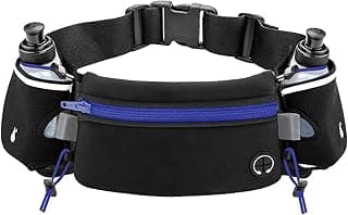 Cinto de Corrida de Hidratação, Cinto de Hidratação de Corrida, Cinto de Corrida com Garrafas, Bolsa de Cintura com Garrafa de Agua, Pochete de Corrida, Cinto com Suporte para Garrafa de Água