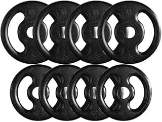 Combo com 8 Anilhas de Ferro Fundido - 20 Kg