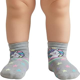 Meia Bebê Infantil Menina Cotton Estampada Sortida Selene