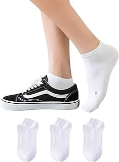 Genérico Kit 3 Pares Meia Soquete Cano Curto Algodão - Pacote Prático - Conforto Respirável - Masculino Tam 37-42 Cores Preto Branco Cinza