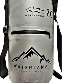 Bolsa Estanque Mochila Impermeável A prova Dágua Saco Estanque 20 Litros 2 Alças de Ombro…