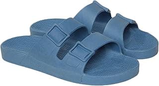 Linus Sandália Unissex - Sandálias Slip On, Confortável e Resistente, Fácil de Limpar, Vegano, Material 100% Reciclado - Baunilha