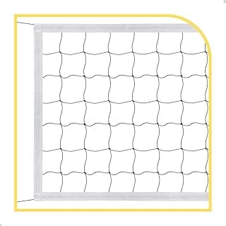 Rede de Vôlei Oficial 9,5mts 4 Lonas Algodão Fio 2mm Nylon