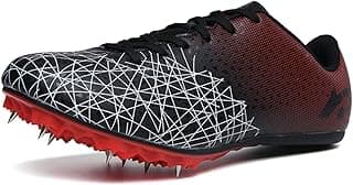 DEORUMN Tênis masculino Track Spike profissional de campo e pista respirável para corrida e salto alto