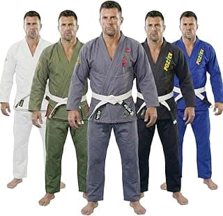 POZTEV Quimonos Brazilian Jiu Jitsu Gi para homens e mulheres BJJ Gi Grappling Kimonos tecido leve pré-encolhido uniforme de artes marciais