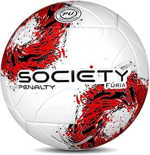 Bola de Futebol Society Penalty Furia – Ideal para Grama Sintetica, Termofusionada com Amortecimento