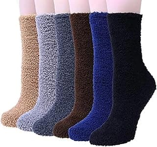 Genérico 4 Pares Meia Térmica felpuda 36 a 43 CANO MÉDIO meias atoalhadas Unissex Inverno Frio Intenso Meia Térmica Masculina
