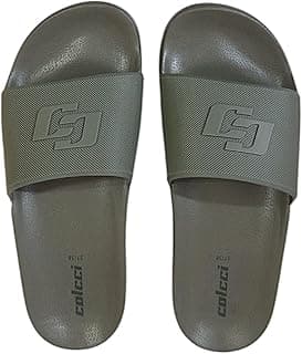 Chinelo slide unissex Colcci Icone cinza