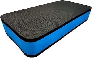 Step De Eva P/Ginástica 60x30x14 Cm Preto/Azul