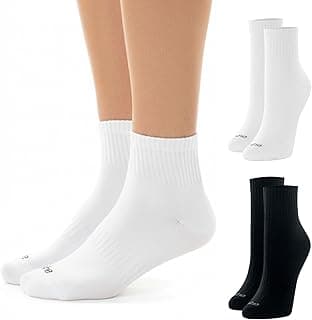 Kit 2 Pares Meia Cano Médio Feminina Esportiva Casual Respirável She By Mash