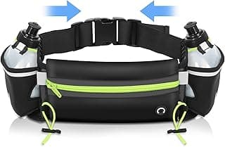 Cinto de Corrida de Hidratação, Cinto de Hidratação de Corrida, Cinto de Corrida com Garrafas, Bolsa de Cintura com Garrafa de Agua, Pochete de Corrida, Cinto com Suporte para Garrafa de Água