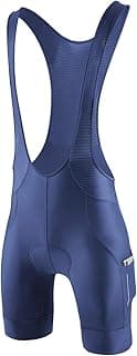 baleaf Bermuda masculina de ciclismo 4D acolchoada para ciclismo com bolsos respiráveis, melhor ajuste FPS 50+, Azul, M