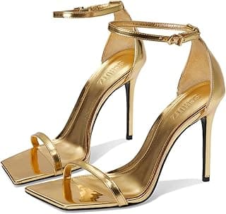 Schutz Sandália feminina Jenna, Dourado, 38