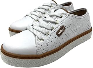 Tênis Feminino Casual Branco com Palmilha Acolchoada Moleca