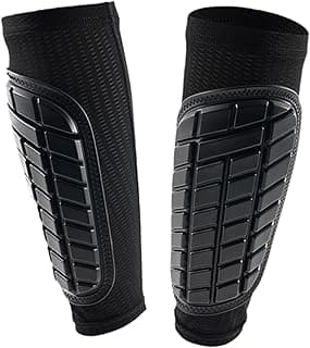 menolana Caneleira de futebol, leve, confortável e versátil, proteção para as pernas, caneleiras para basquete, vôlei e ciclismo, Xl