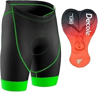 Decole Bermuda Ciclismo Masculina de Compressão com Forro Gel D80